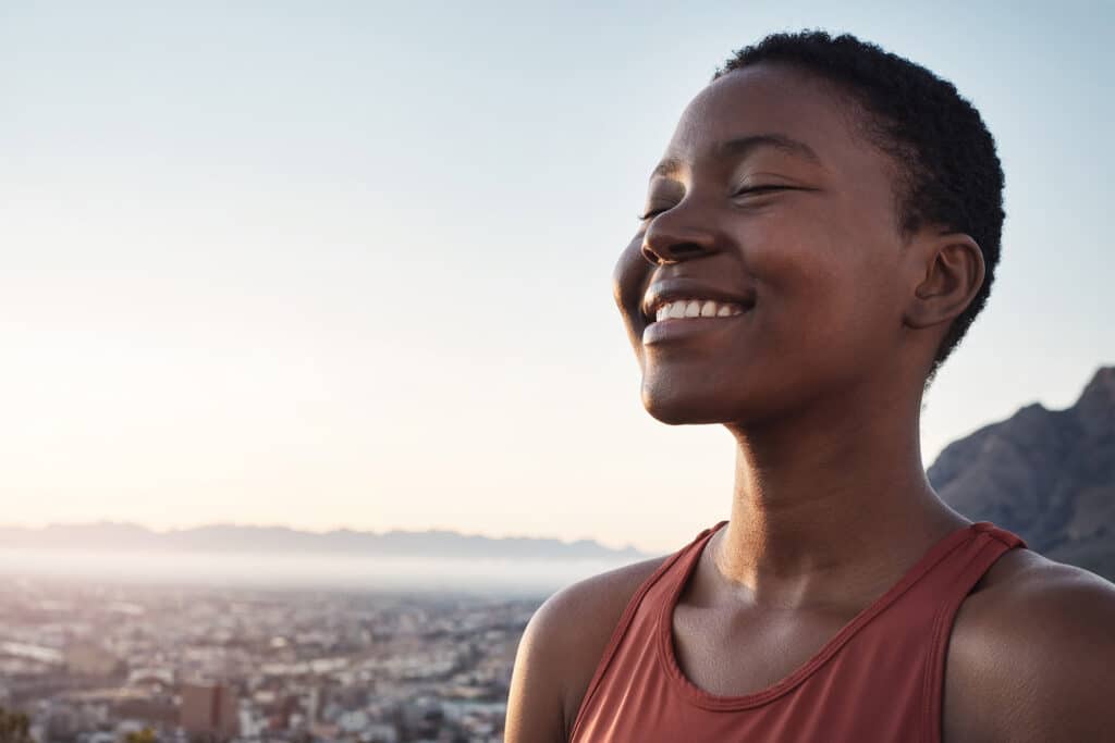 Woman Smiling