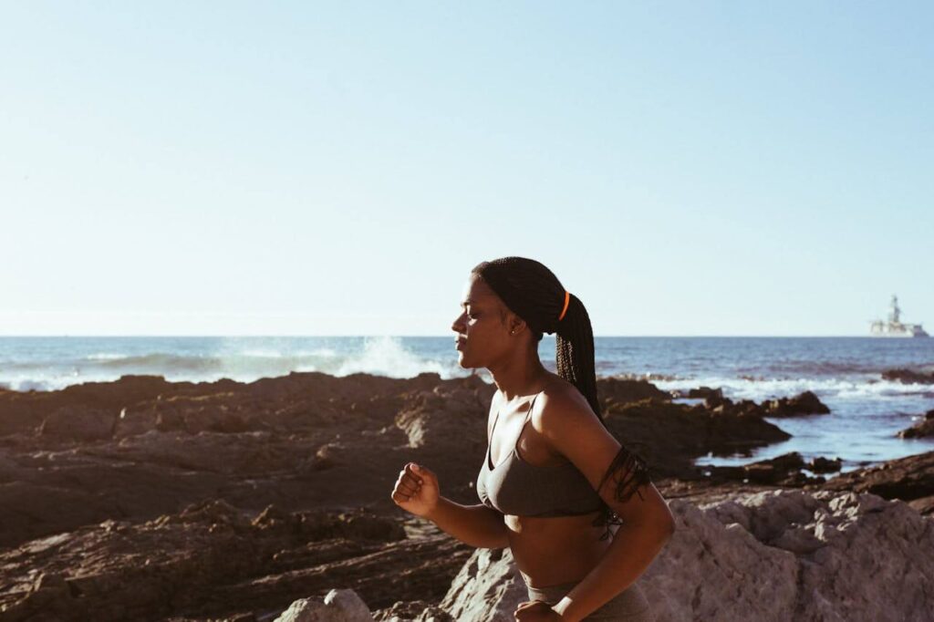 Woman jogging